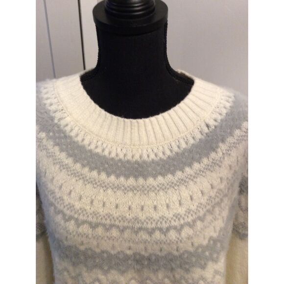 Talbots Plus 1X Jacquard Crewneck Fair Isle SOFT Sweater EUC - Picture 3 of 6